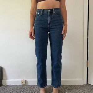Madewell straight leg jeans